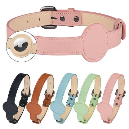 TAGSAFE – Dog Collar with Integrated AirTag Holder for Safety & Style