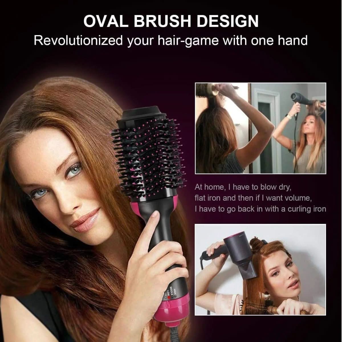Mella Prostyle - 4-in-1 hairdryer & straightener for volume, shine & styling versatility