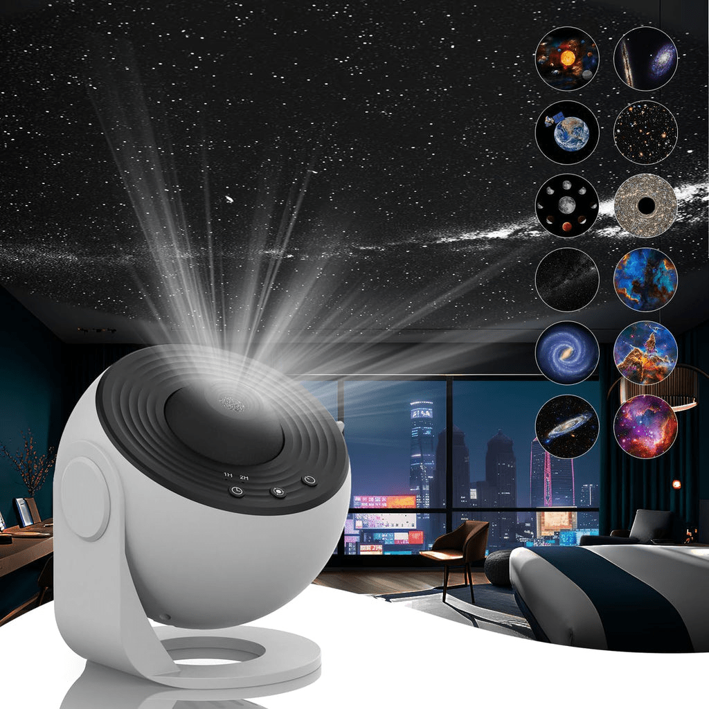 GalaxySky - HD starry sky projector with 13 galaxy discs
