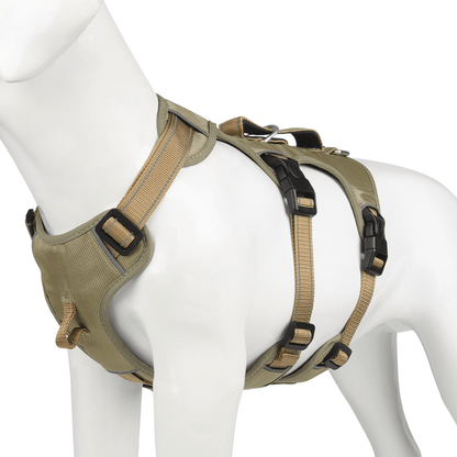 NoPull nylon dog harness - Reflective & escape-proof for relaxed walks