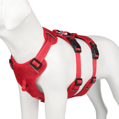 NoPull nylon dog harness - Reflective & escape-proof for relaxed walks