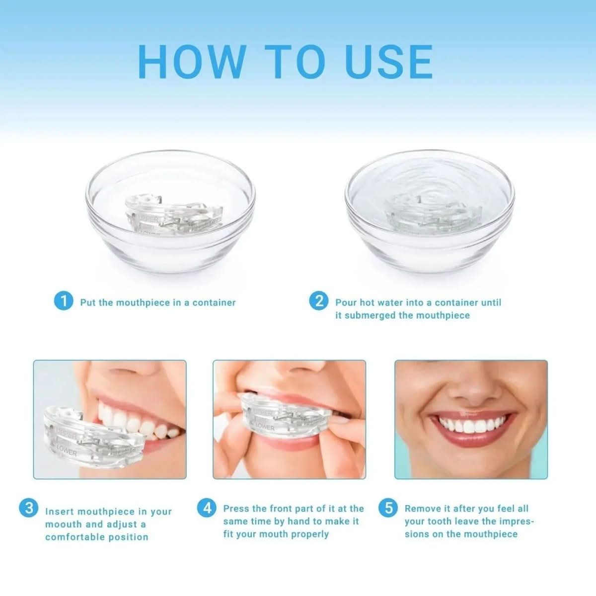 SnoreFree PRO - Anti-snoring mouthpiece against sleep apnoea & snoring