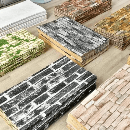 BRICKAURA – 3D Foam Wallpaper for Stylish Walls