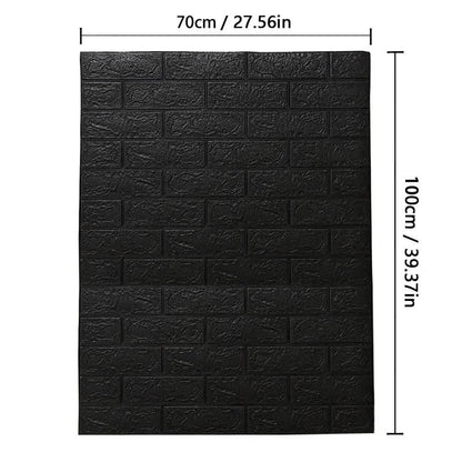 BRICKAURA – 3D Foam Wallpaper for Stylish Walls