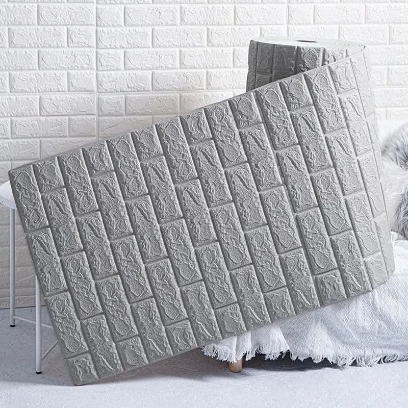 BRICKAURA – 3D Foam Wallpaper for Stylish Walls