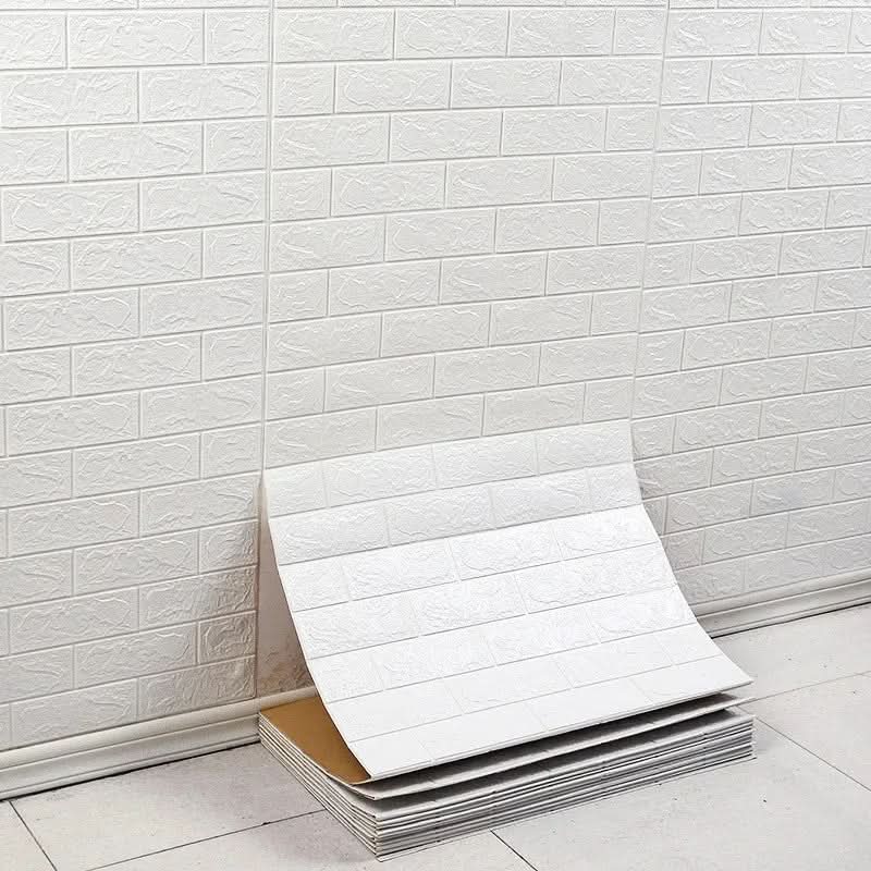 BRICKAURA – 3D Foam Wallpaper for Stylish Walls