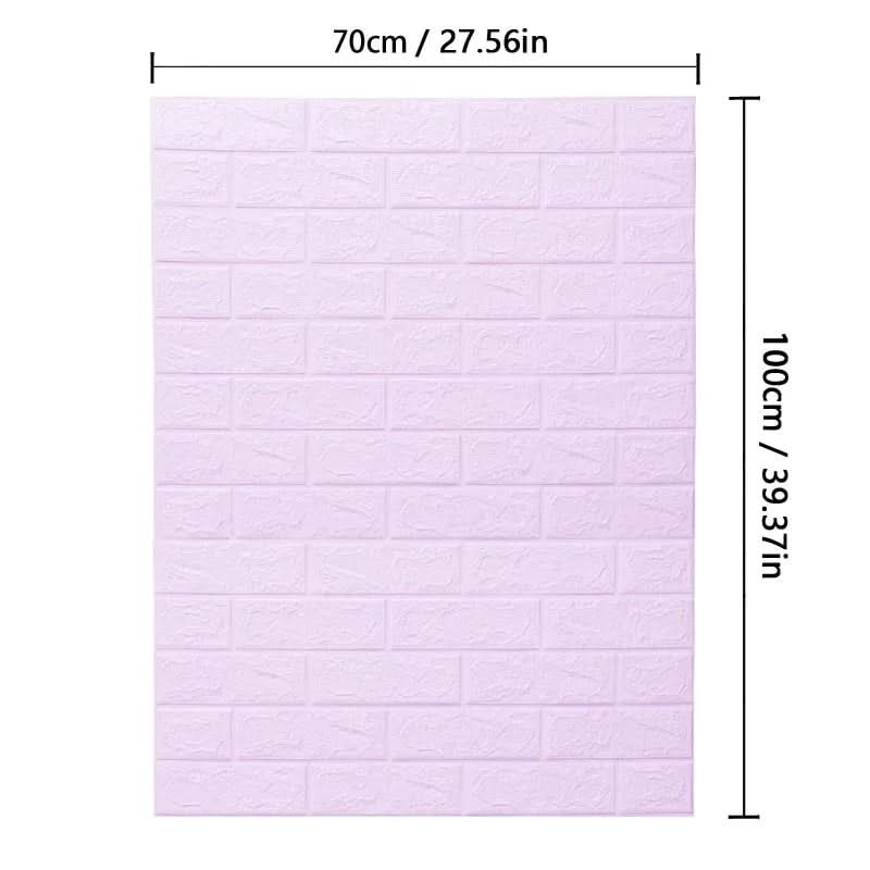 BRICKAURA – 3D Foam Wallpaper for Stylish Walls