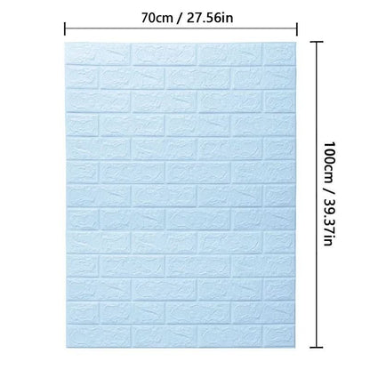 BRICKAURA – 3D Foam Wallpaper for Stylish Walls