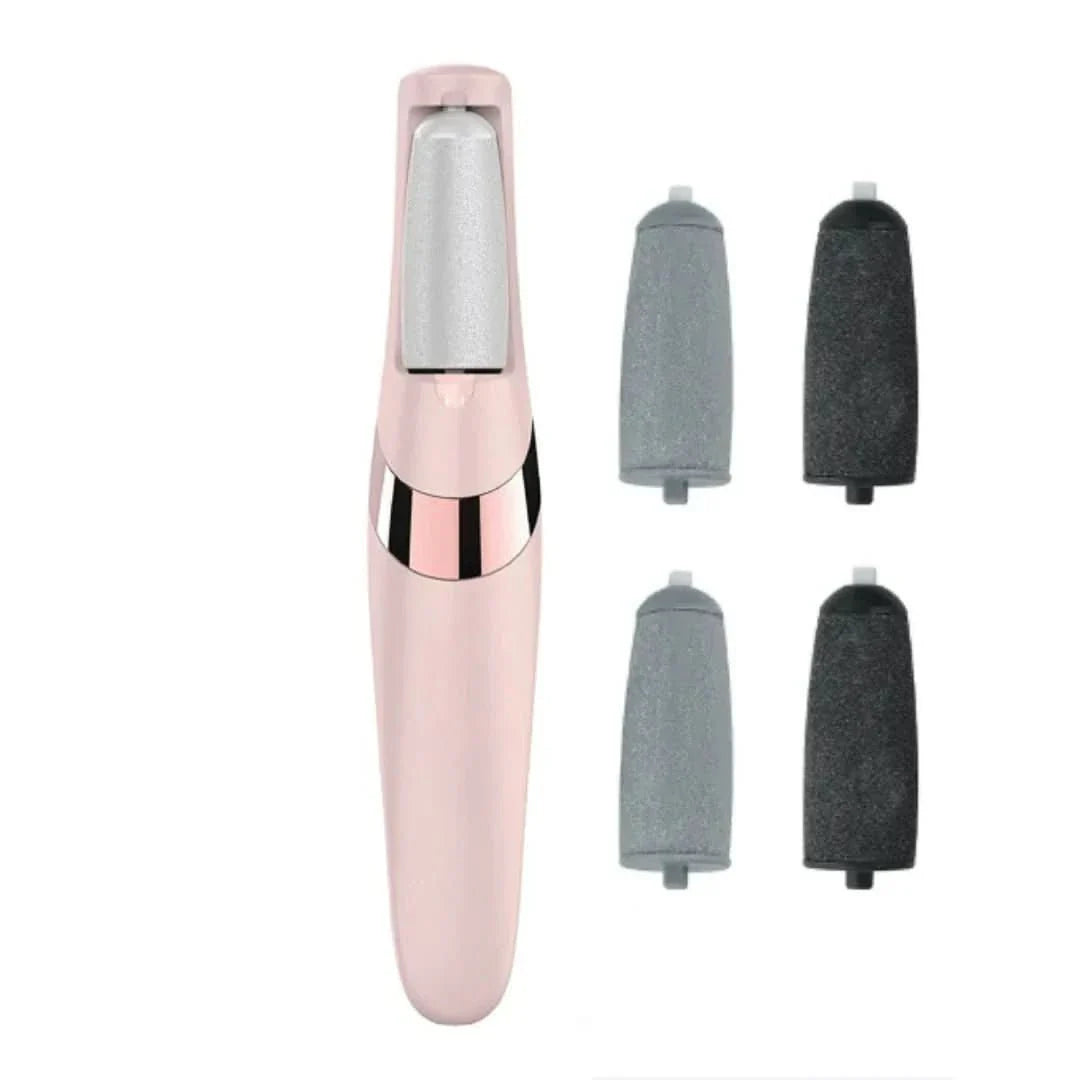 Pediluxe - Electric foot care device with dual-speed motor for smooth & silky feet