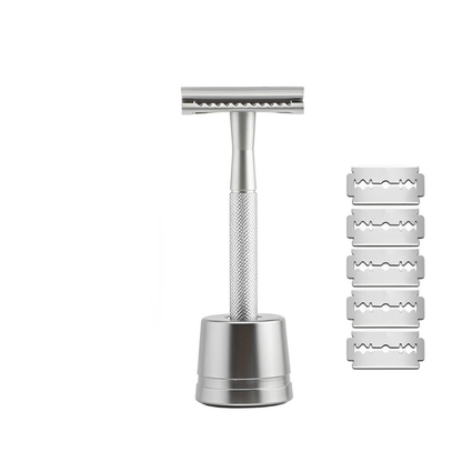 PrecisionBlade - 5-blade luxury razor in rose gold, silver, black & grey