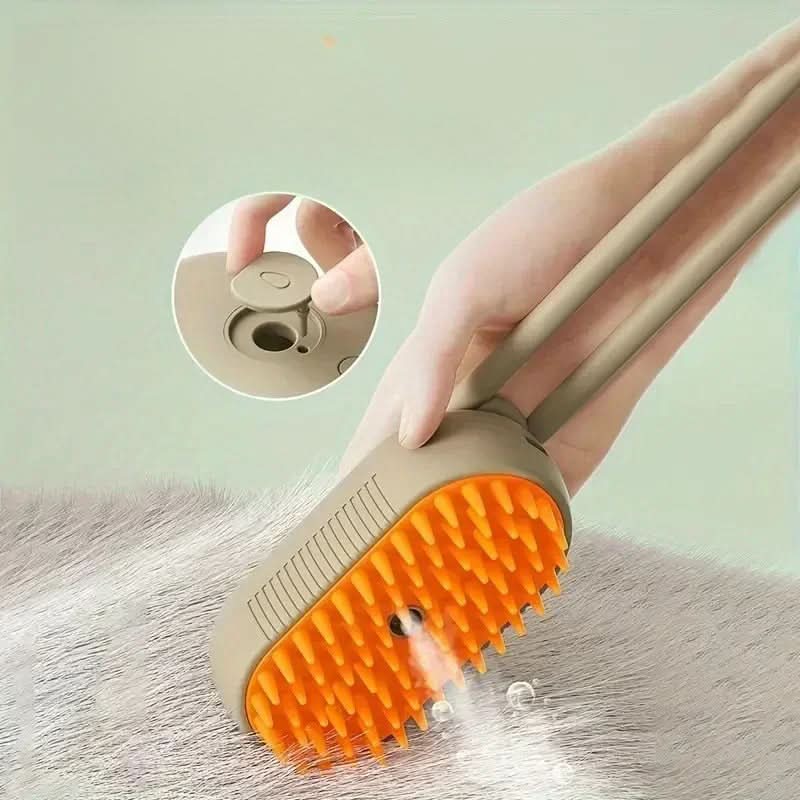 STEAMPURR – Steam comb for silky fur in dogs & cats