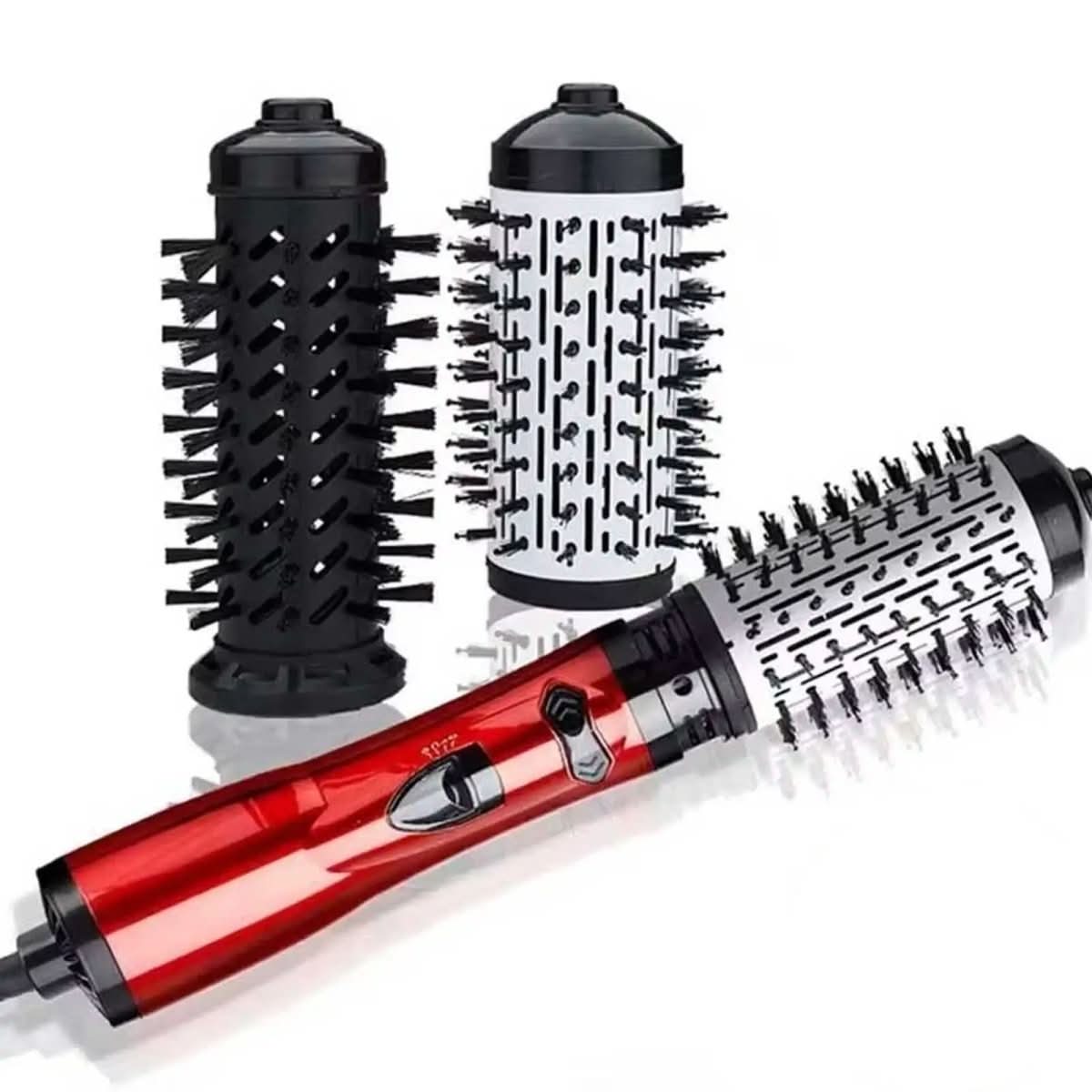 Revolveglam - 3-in-1 electric hair styler with hairdryer, brush & curling iron function