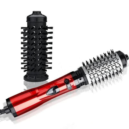 Revolveglam - 3-in-1 electric hair styler with hairdryer, brush & curling iron function