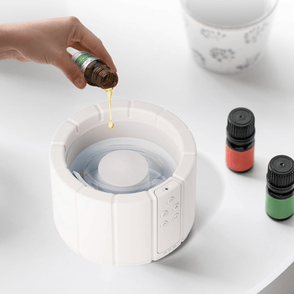 Lumafyre Aroma Diffuser | Ultrasonic Flame Humidifier | Fragrance Oil Function | Relaxing Lighting & Modern Design