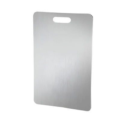 TitanClean stainless steel chopping board - antibacterial & scratch-resistant for your kitchen