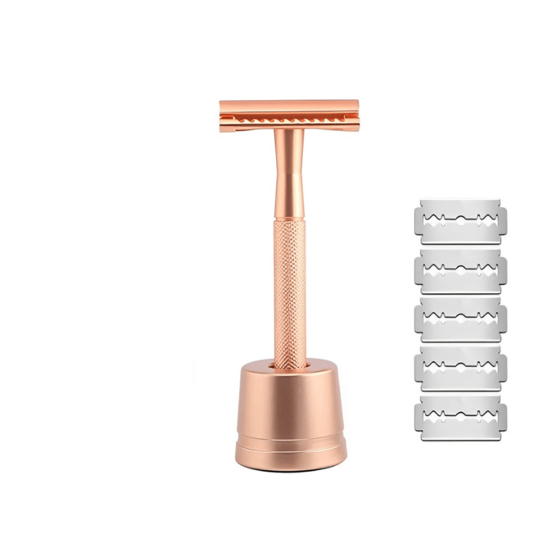 PrecisionBlade - 5-blade luxury razor in rose gold, silver, black & grey