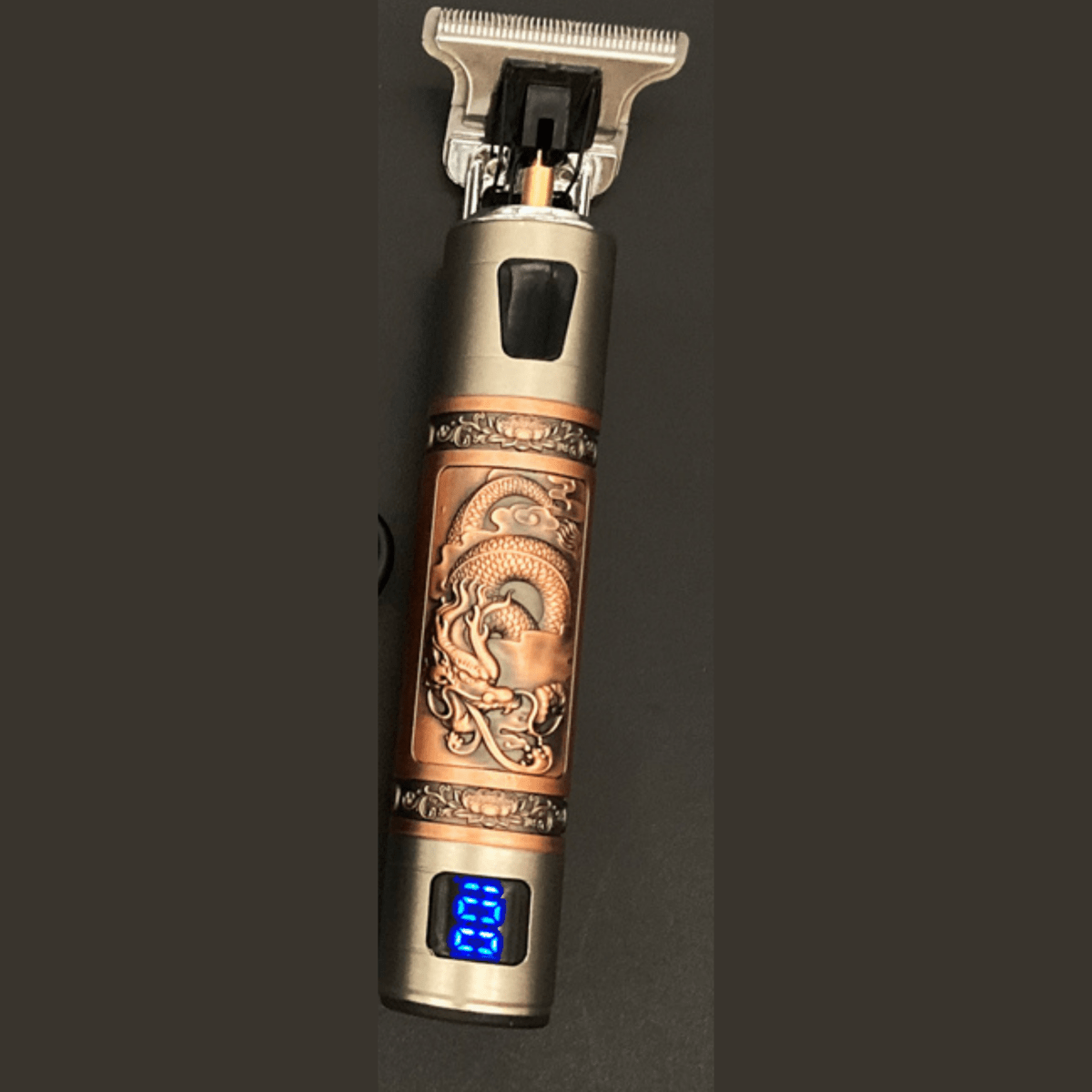 Skulltrim - Vintage beard trimmer with battery & precision cut for beard & hair