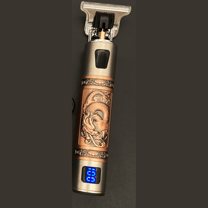 Skulltrim - Vintage beard trimmer with battery & precision cut for beard & hair