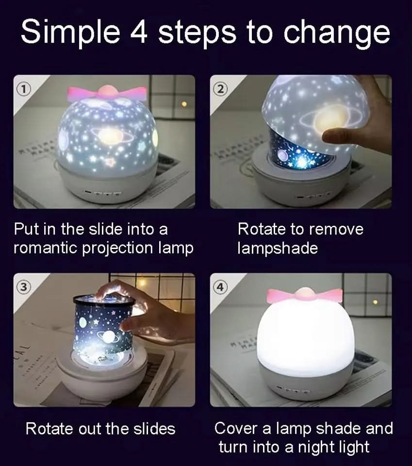 DreamNova Sphere - Magical star projector for the children's room