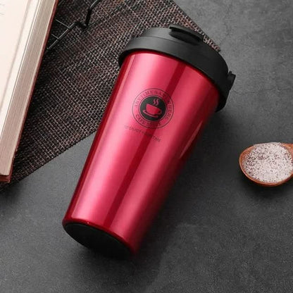 Thermasip - Insulated stainless steel travel mug | 500 ml leak-proof & double-walled
