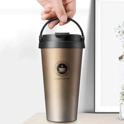 Thermasip - Insulated stainless steel travel mug | 500 ml leak-proof & double-walled