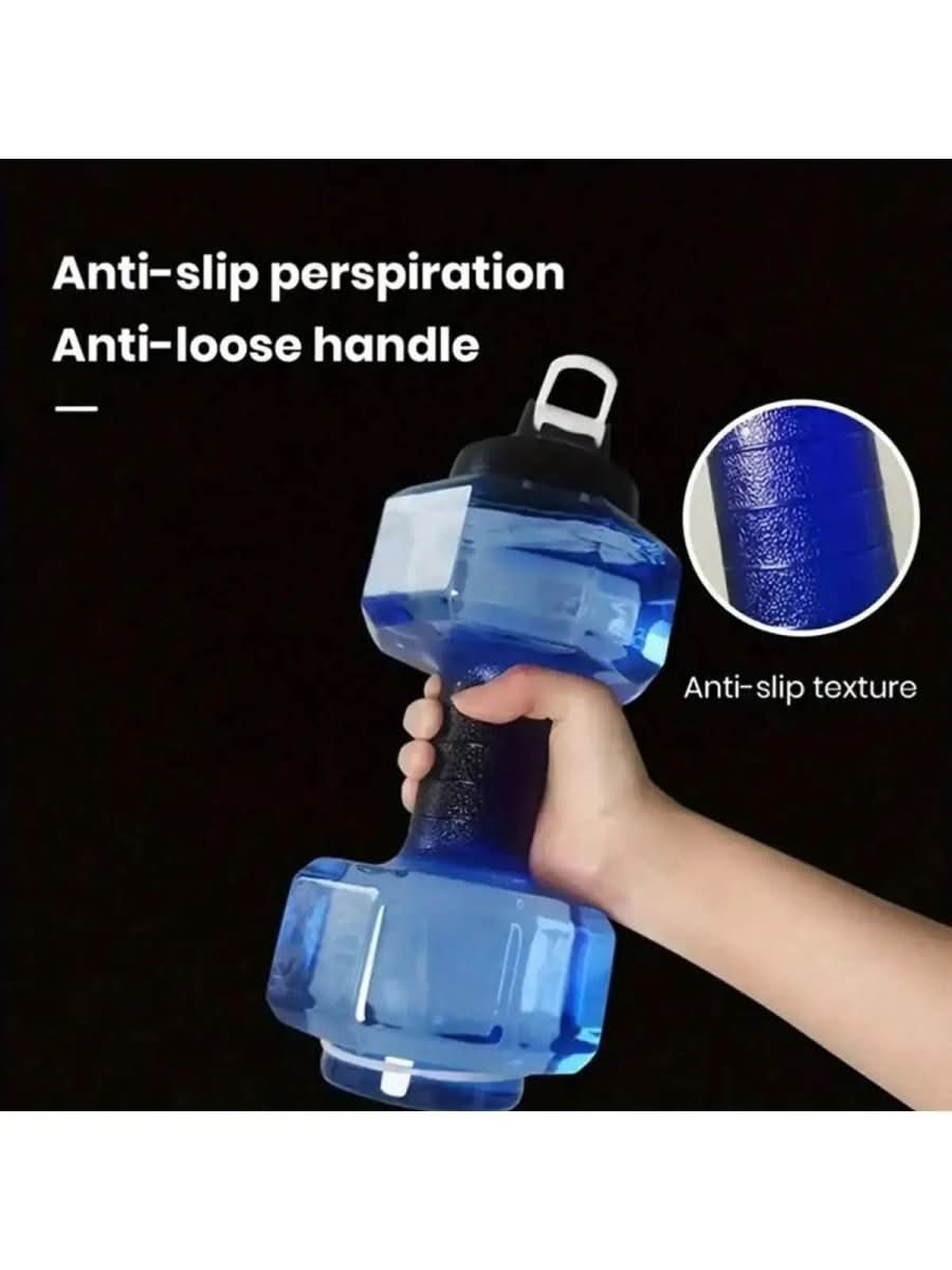 Hydraflex - Dumbbell water bottle 550ml for fitness & everyday life | 2-in-1 design