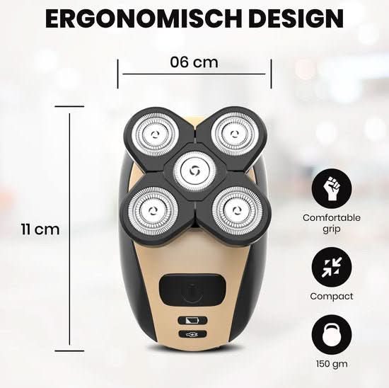 TRIMNOVA – 5-in-1 Electric Shaver for Smooth & Irritation-Free Shaving