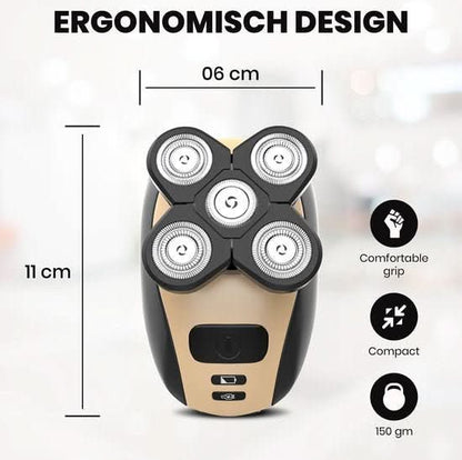 TRIMNOVA – 5-in-1 Electric Shaver for Smooth & Irritation-Free Shaving