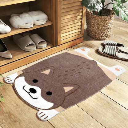 PawPrints animal mat made of fabric - Non-slip & cute for every living area