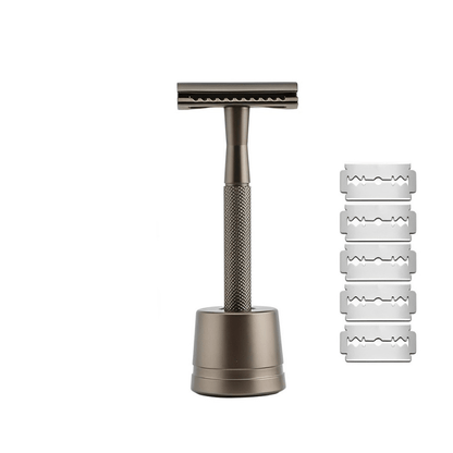 PrecisionBlade - 5-blade luxury razor in rose gold, silver, black & grey