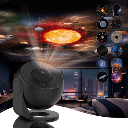 GalaxySky - HD starry sky projector with 13 galaxy discs