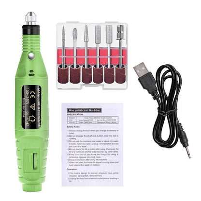 ProNail Expert - Electric 6-in-1 nail care set for manicure & pedicure