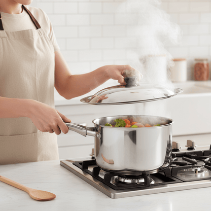ProLid – Robust universal stainless steel lid for woks & pans