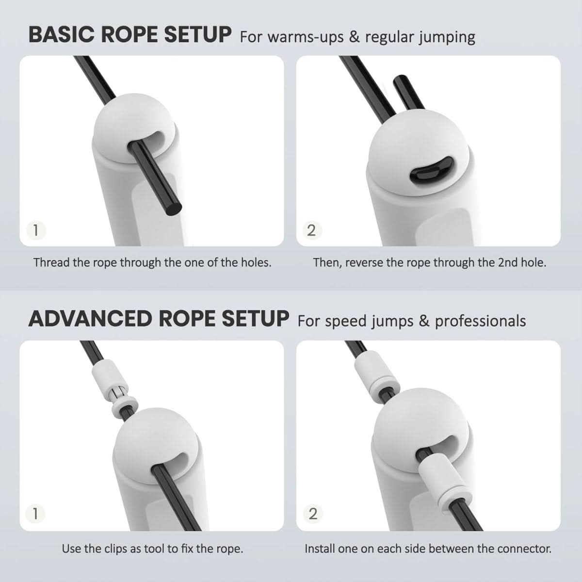 Speedfit - Digital skipping rope with calorie counter & target reminder