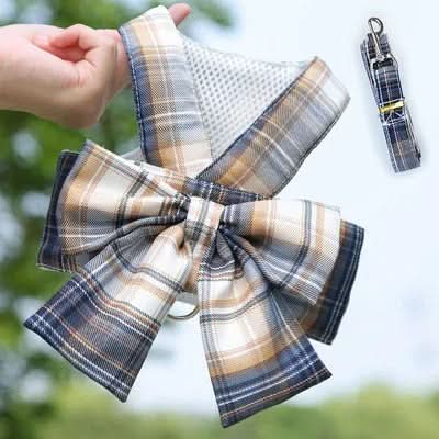 GRACEBOW – Adjustable Dog Harness with Elegant Bow for Stylish Walks