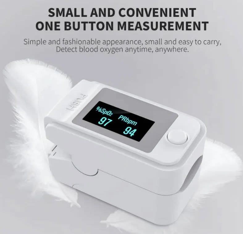 UltraLite Digital Finger Pulse Oximeter - Precise measurement & compact for at home and on the go