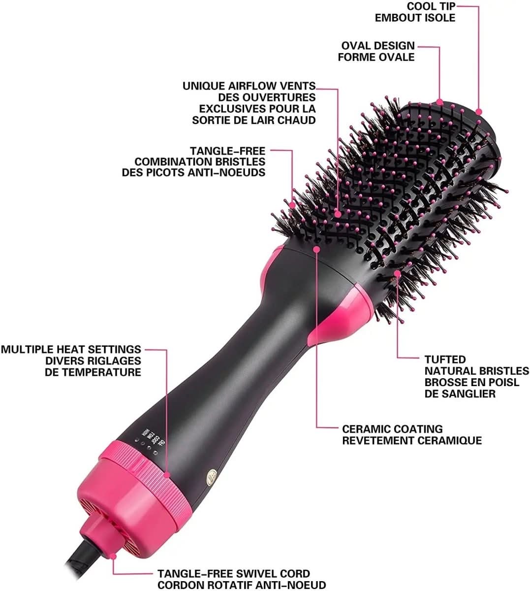 Mella Prostyle - 4-in-1 hairdryer & straightener for volume, shine & styling versatility