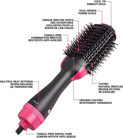 Mella Prostyle - 4-in-1 hairdryer & straightener for volume, shine & styling versatility