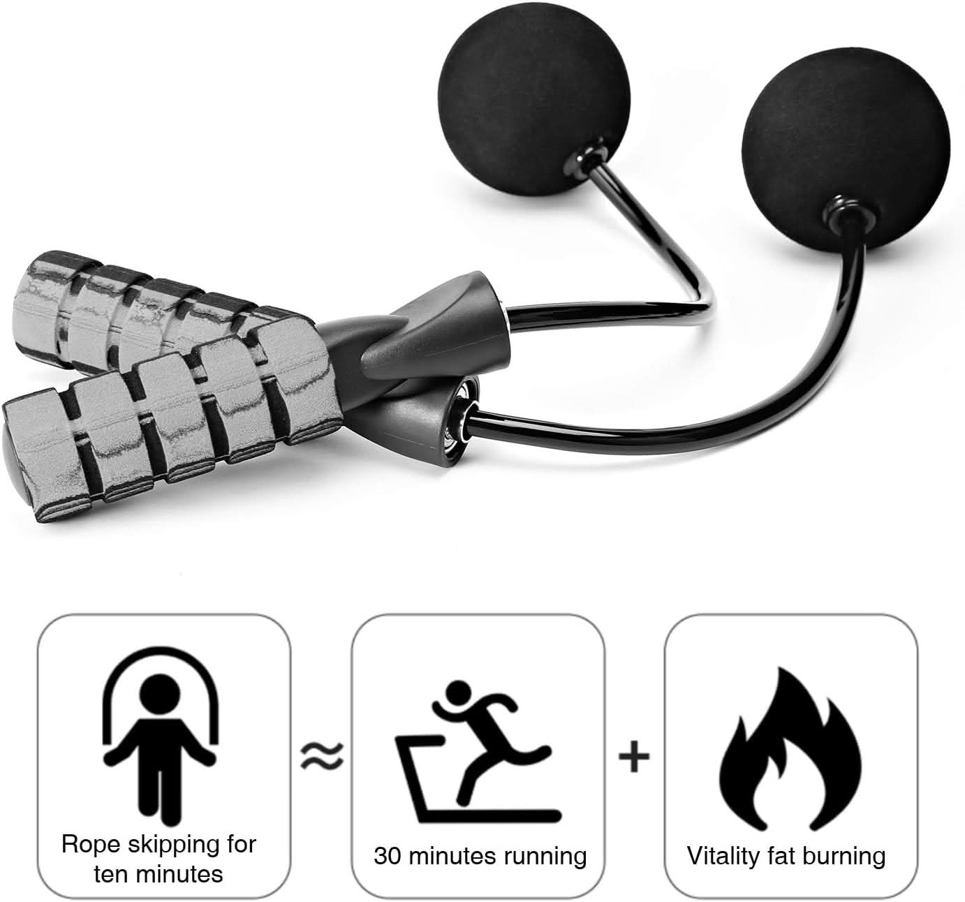 SmartRope - Wireless weighted skipping rope for cardio & coordination