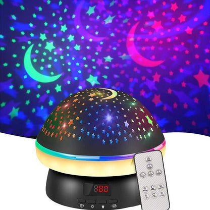 GlowLight - Magic star projector with 16 colours & timer function