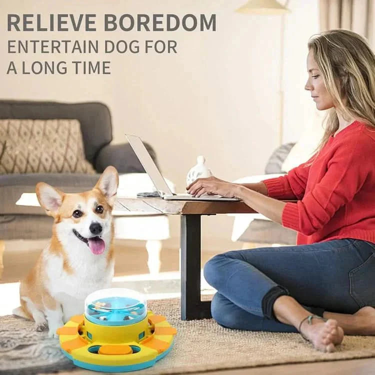 NIBBLEMAZE – Interactive Anti-Gulping Bowl for Dogs & Cats