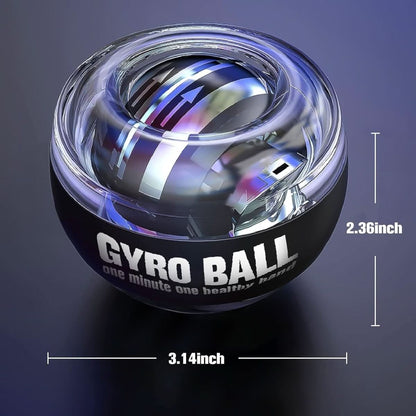 Gyropower - self-starting pole grid with gyroscopic resistance for forearm training