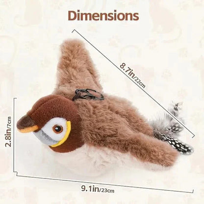 WhiskerFun plush toy - energy-saving, safe & perfect for active cats