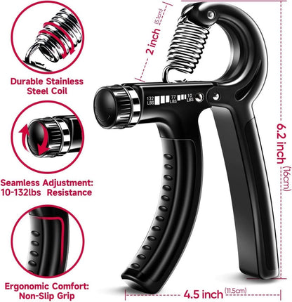 Gripmaster - Adjustable hand amplifier for targeted grip strength training