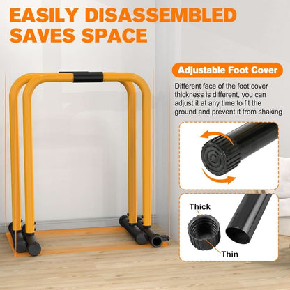 Powerdip - Adjustable steel dip station for upper body training