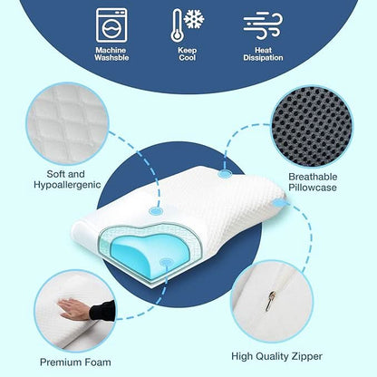 SnoreFree anti-snoring pillow - Ergonomic & comfortable for a restful night