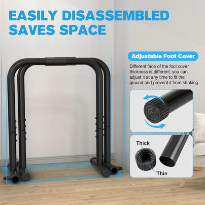 Powerdip - Adjustable steel dip station for upper body training
