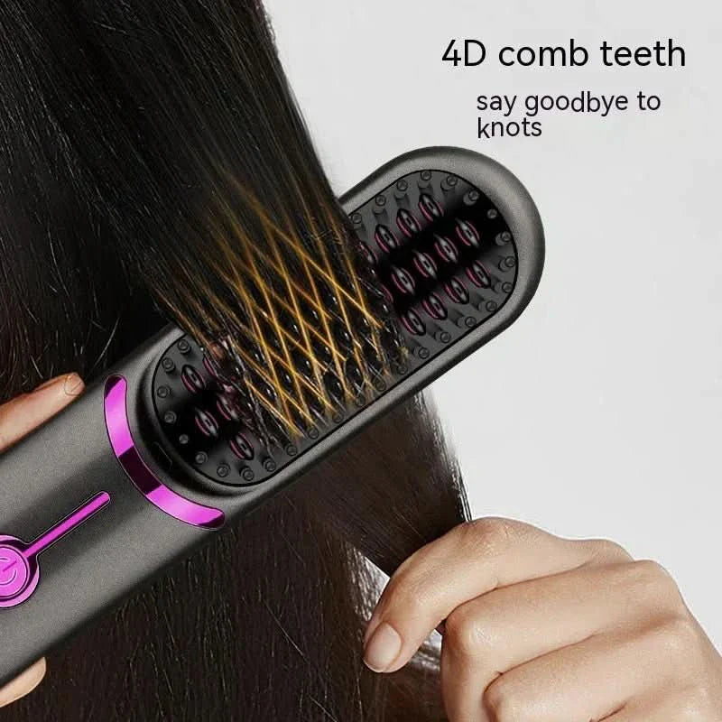 Tima Styler - Cordless straightening brush styler for straight hair everywhere