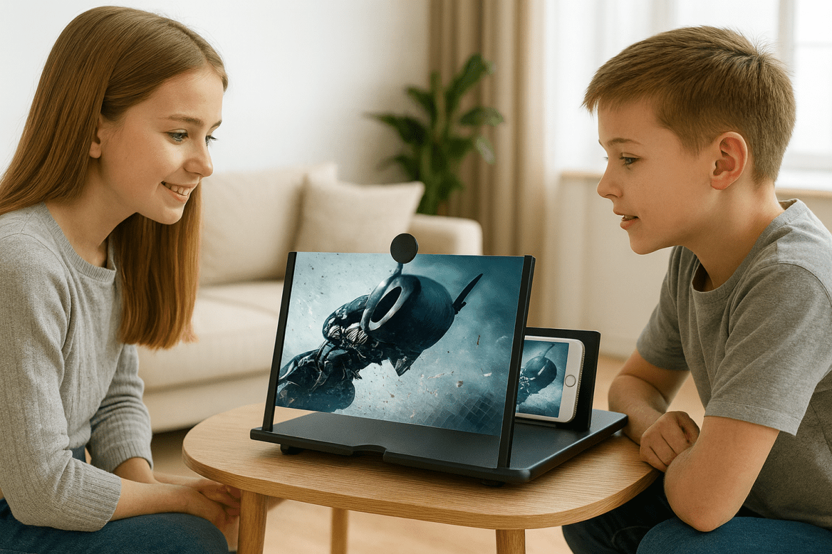 ZOOMFOLD – Foldable HD Screen Magnifier for Smartphones