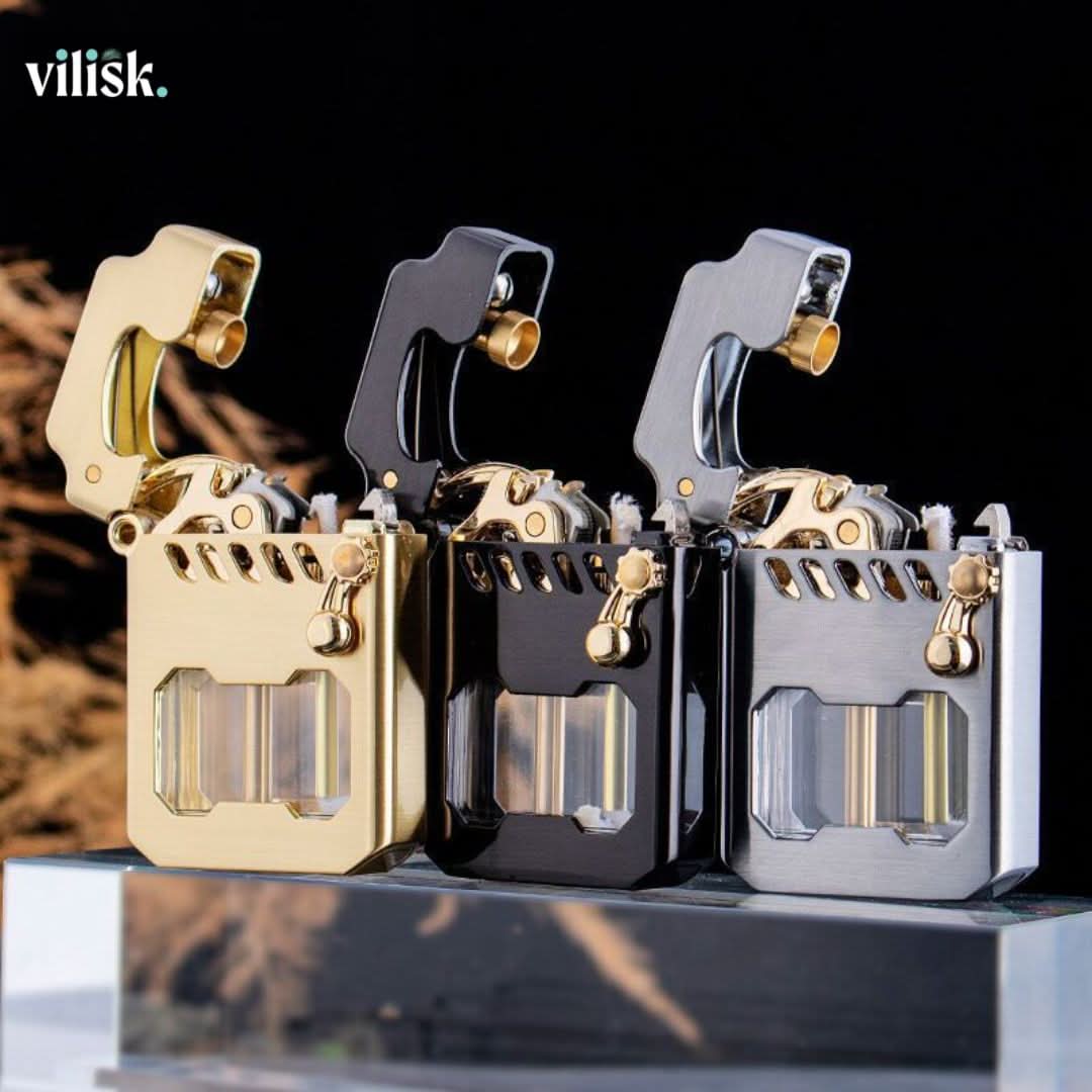 Gearflame Lighter - Windproof lighter with gear mechanism and style